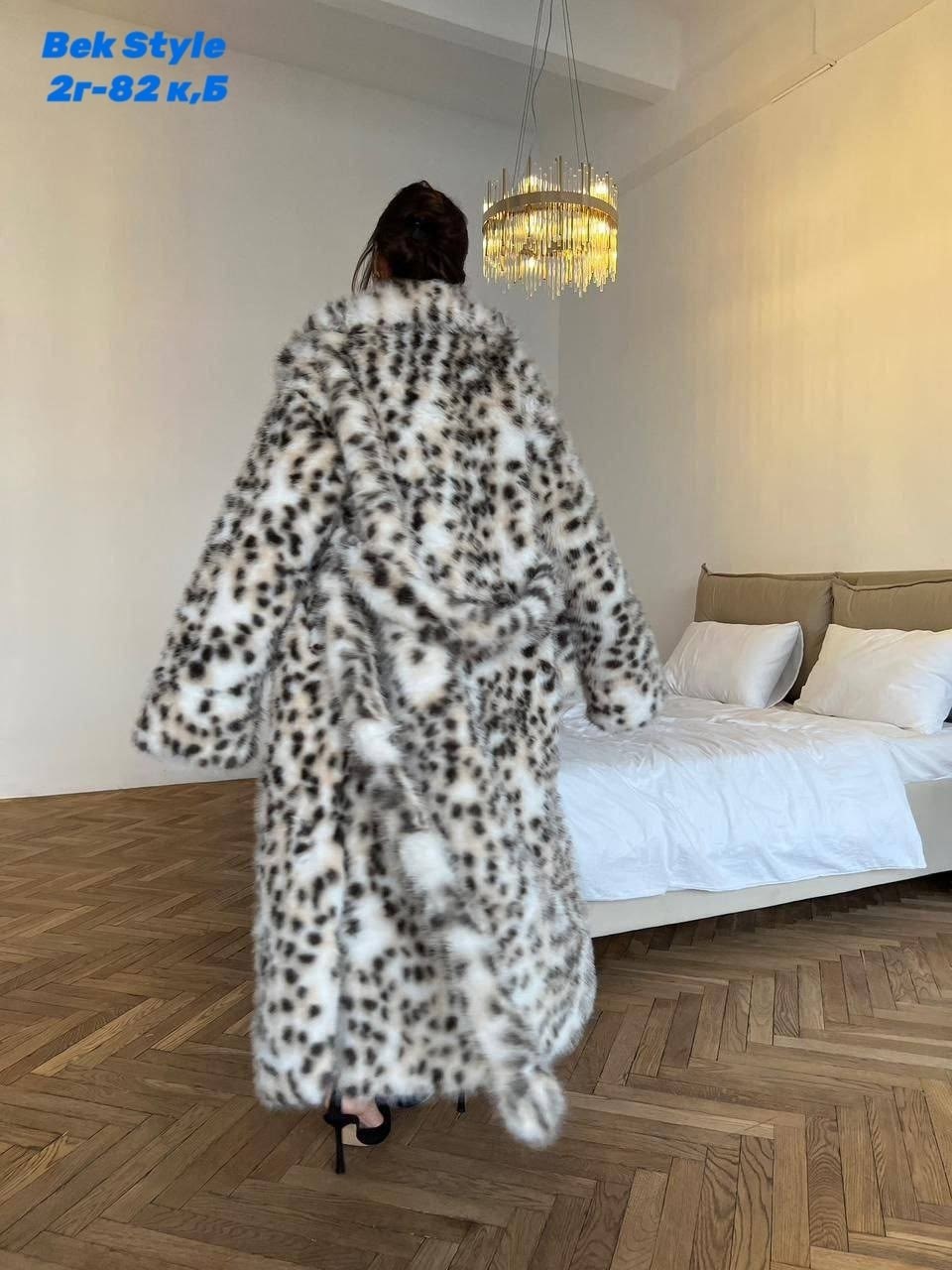 шуба под рысь,шуба леопардовая,удлиненная шуба из экомеха под рысь,шуба из рыси,шуба из эко меха