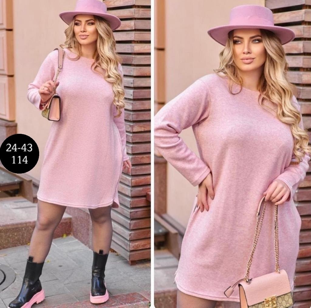 трикотажное платье туника,платье из ангоры,платье женская,платье вязаное туника,платье теплое женское