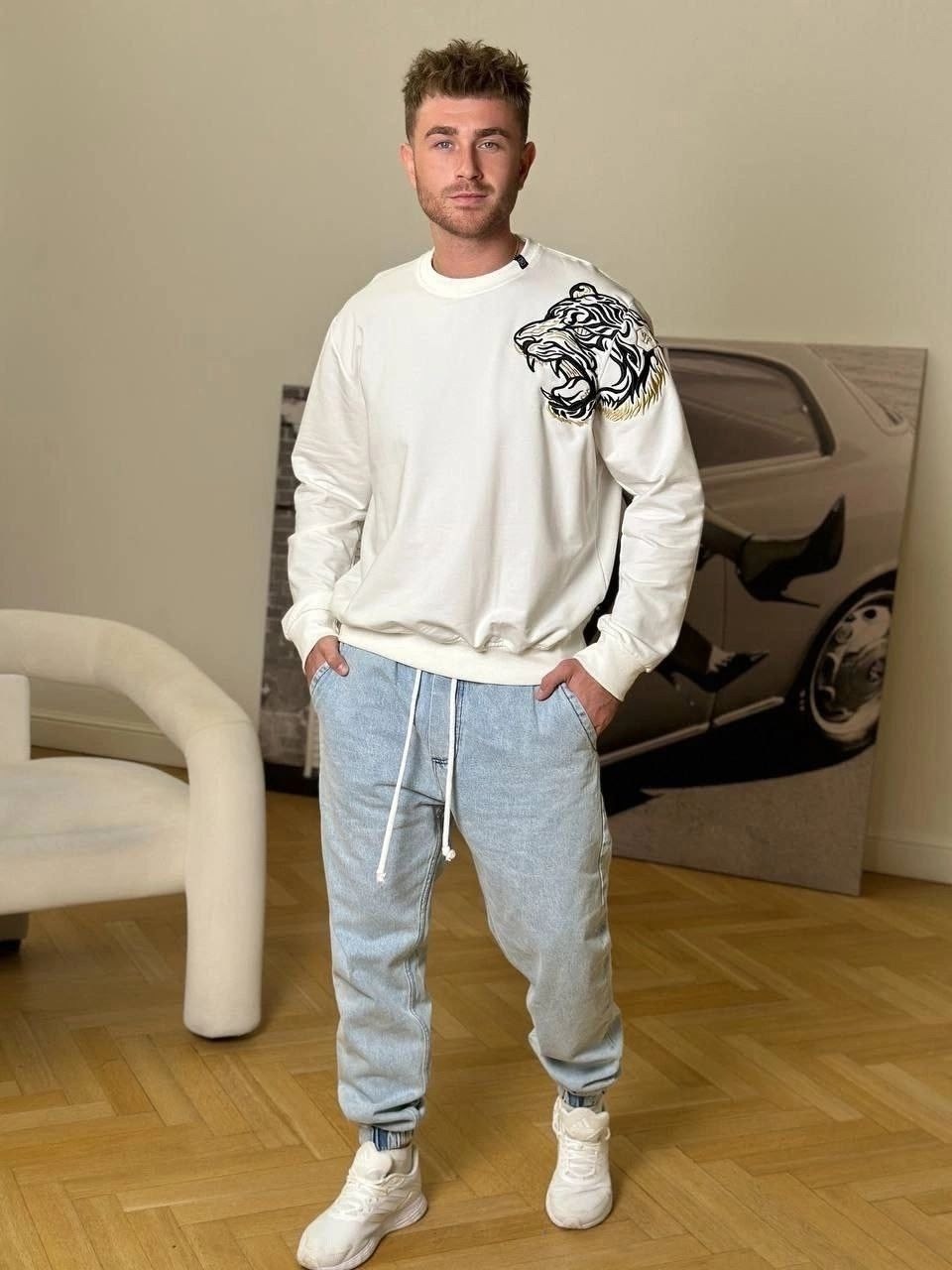 мужские свитшоты,свитшот мужской philipp plein,брендовые свитшоты,свитшот мужская,свитшот мужской белый