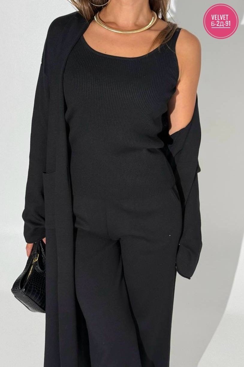костюмы трикотажные,брючный костюм,костюм с кардиганом,трикотажный костюм тройка,костюм тройка женский