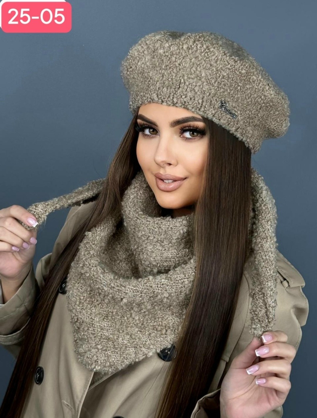 женская шапка,шапка для женщин,женский берет,вязаные комплекты,берет