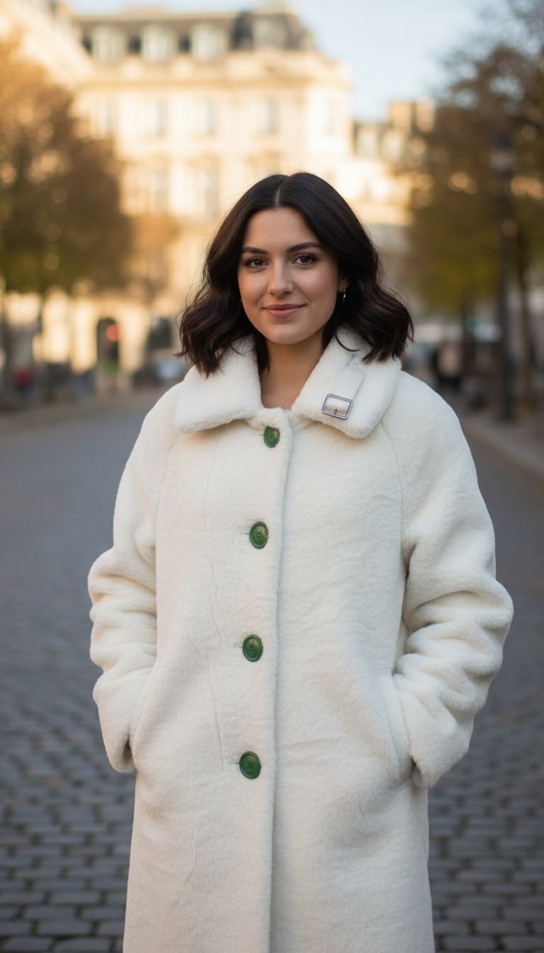 шуба искусственная,меховое пальто,шубка,пальто из овечьей шерсти,теплое пальто