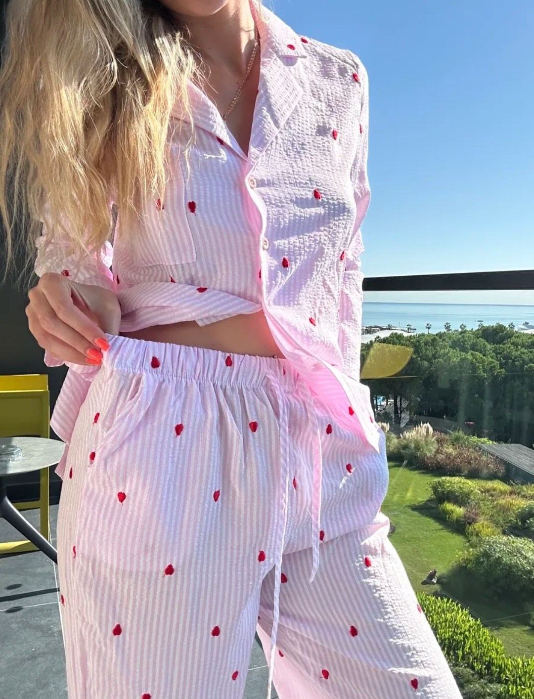 пижама в сердечко женская,пижама из муслина женская,женские пижамы,пижама в сердечко,пижама комплект