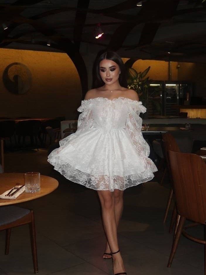 модное платье,черное платье,женское коктейльное мини-платье oloey черное платье для выпускного с длинными рукавами-фонариками,женское платье,платье