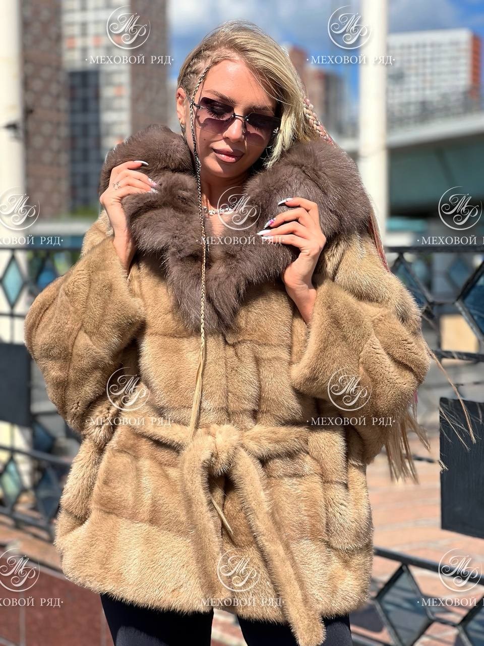 шуба из меха,шубка,норка,шуба норковая nafa пастель с капюшоном из соболя,европейская норка