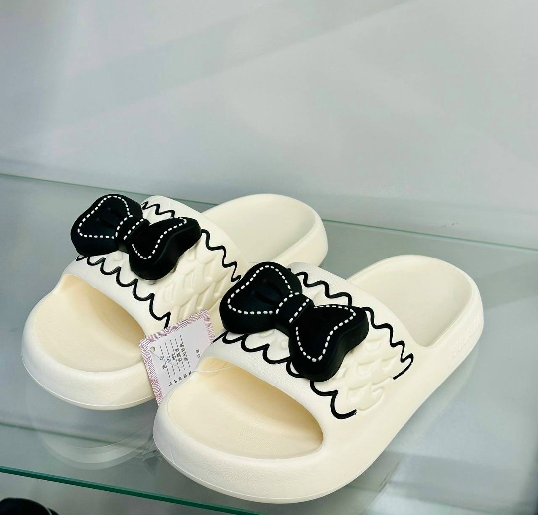 женские тапки,,шлепанцы с бантами,шлепанцы женские,летние тапочки