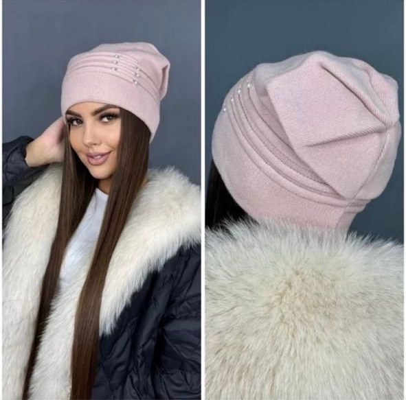 шапка для женщин,женская шапка бини,шапки зима,шапка зимняя вязаная бини на флисе с отворотом,шапка женская