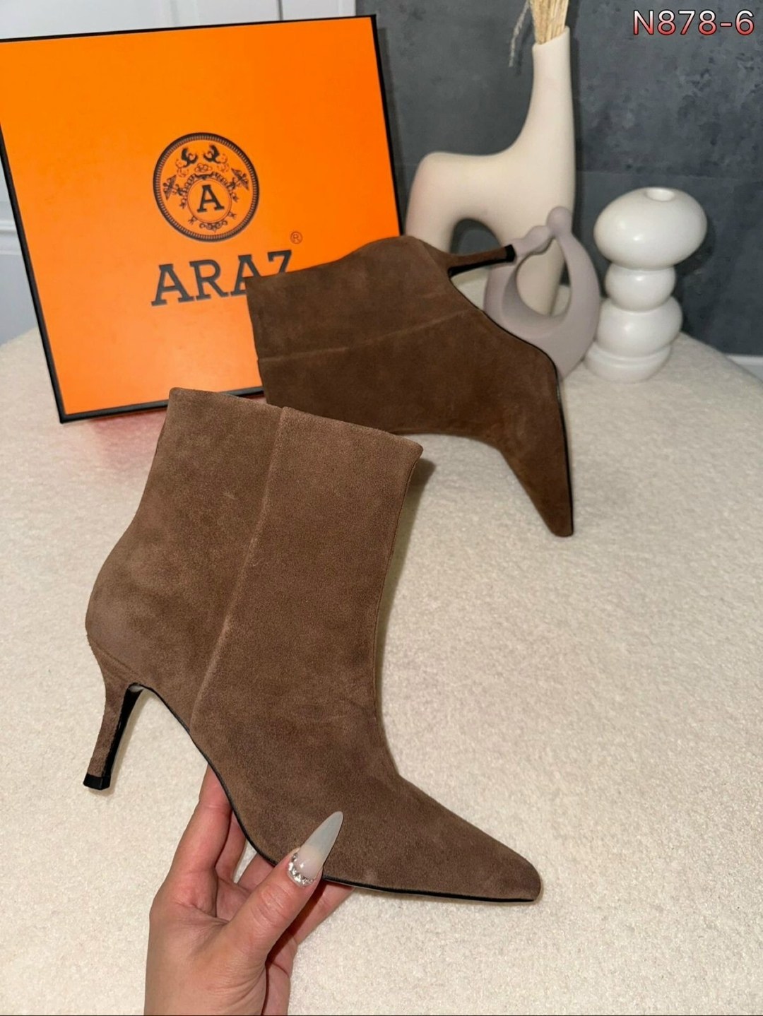 ботильоны араз,,демисезонные ботильоны,замшевые ботильоны,женские ботильоны