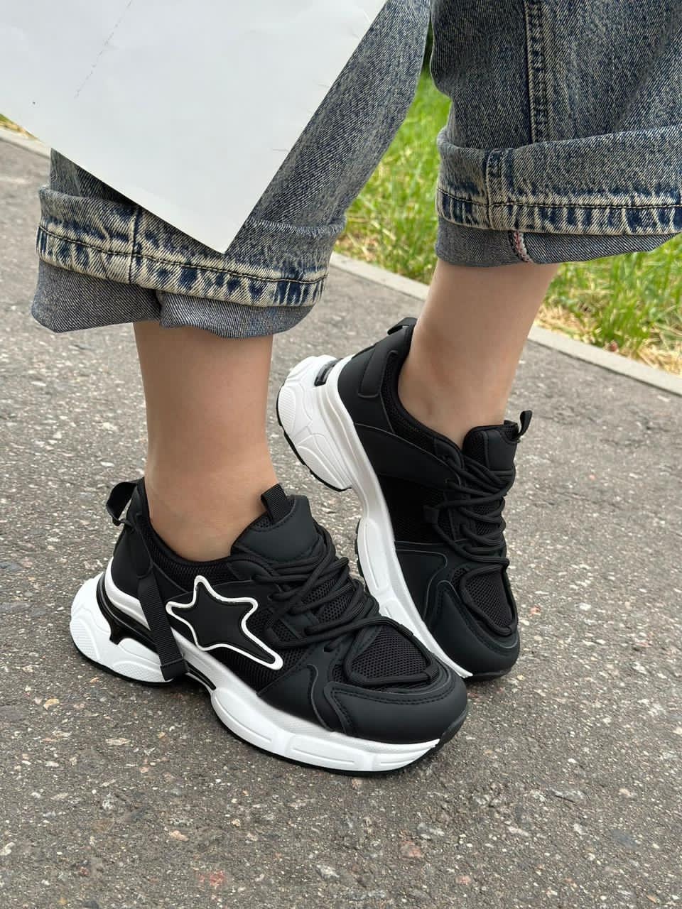 кроссовки женскиe,кроссовки,кроссовки модные,черные кроссовки,