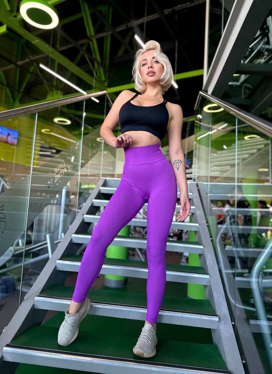 лосины bona fide push up фиолетовые,легинсы для фитнеса,костюм для фитнеса,леггинсы для фитнеса женские,леггинсы спортивные женские