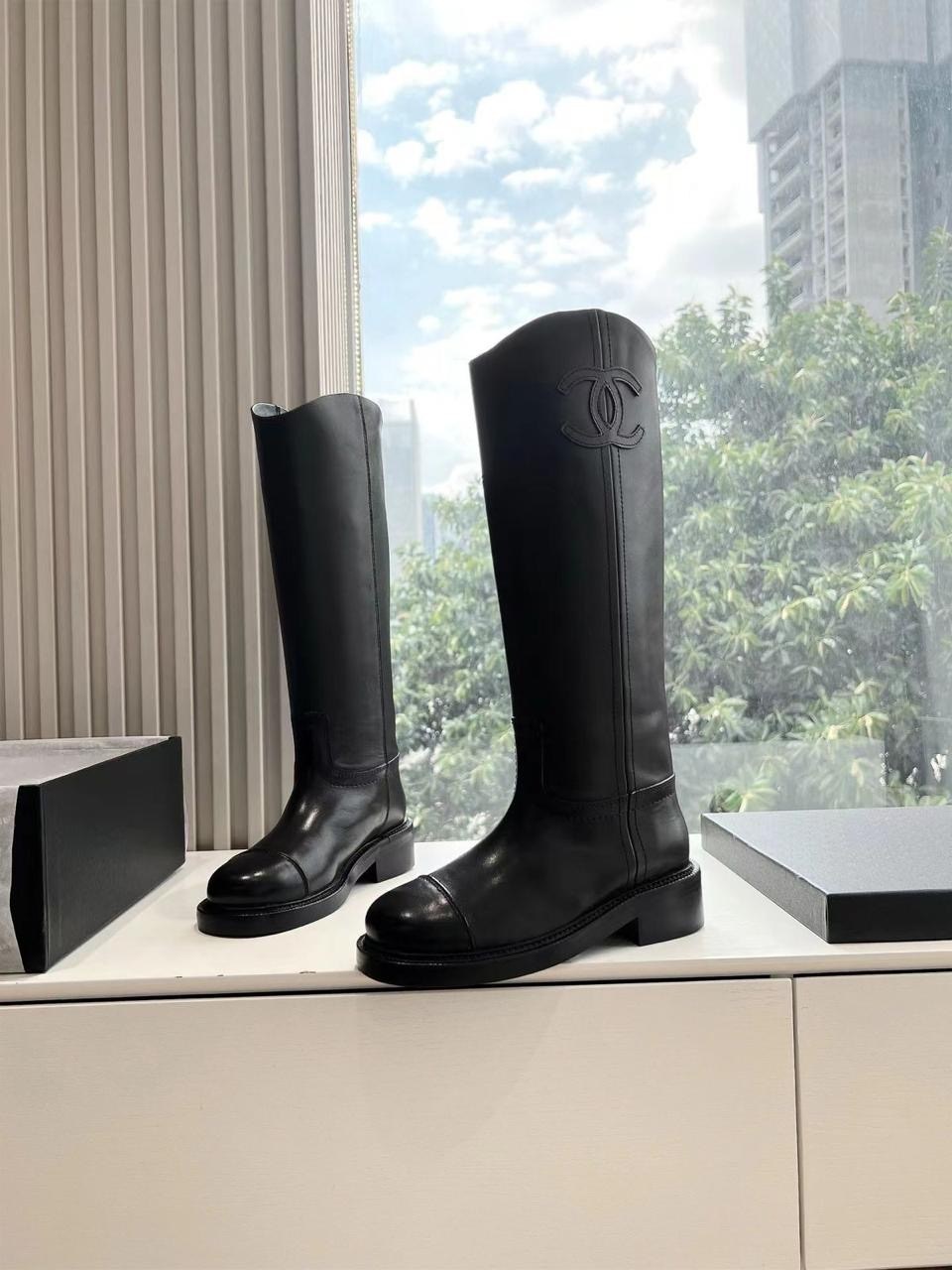 сапоги chanel,сапоги шанель,сапоги кожаные,женские сапоги,сапоги модные