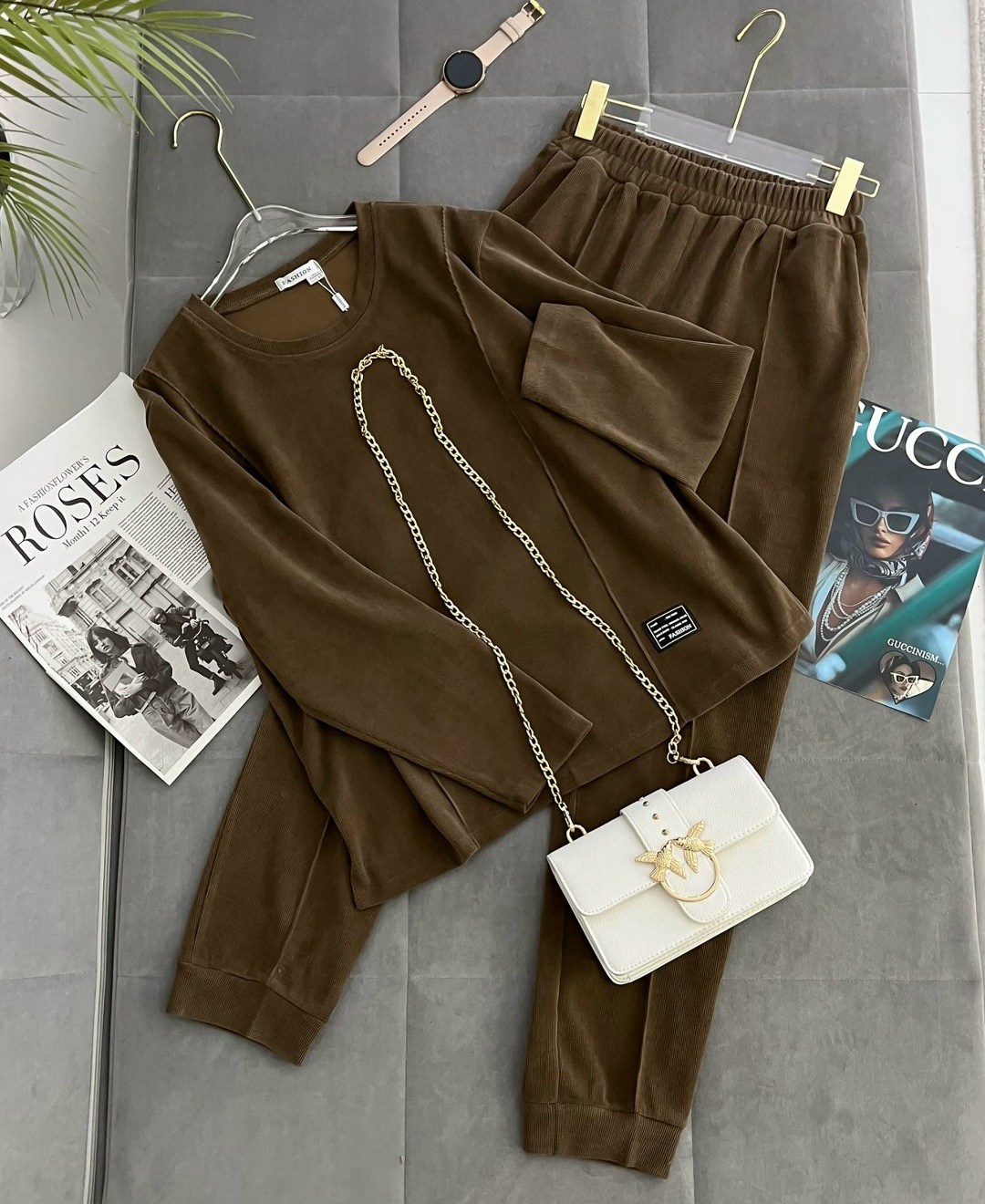 костюм варенка с джоггерами k.s 347070277,женский велюровый костюм,велюровые костюмы,костюм спортивный женский,костюм двойка велюр