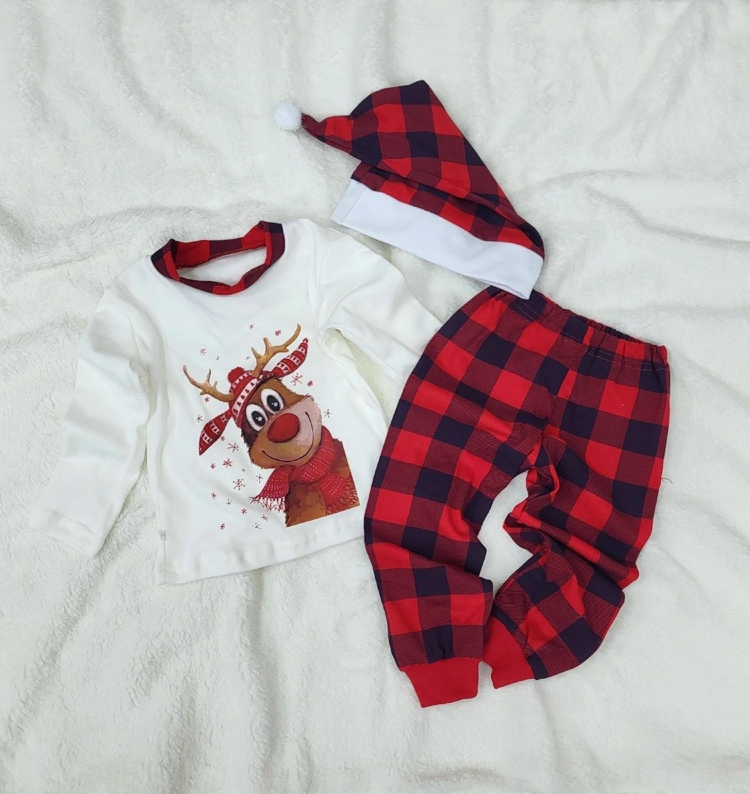 новогодние пижамы,новогодняя детская пижама,комплект пижама,одежда для новорожденного,новогодний костюм пижама для малыша