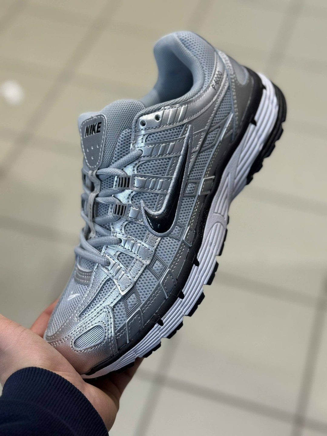 кроссовки nike p-6000,nike p-6000 metallic silver,кроссовки,кроссовок nike,найк п6000