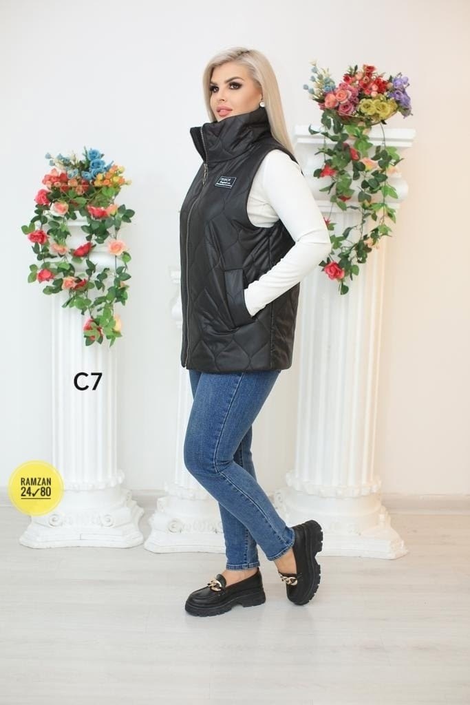 жилетка женская,стеганый жилет с карманами женский fashion lady,жилет женский,жилетка на синтепоне,жилет на синтепоне