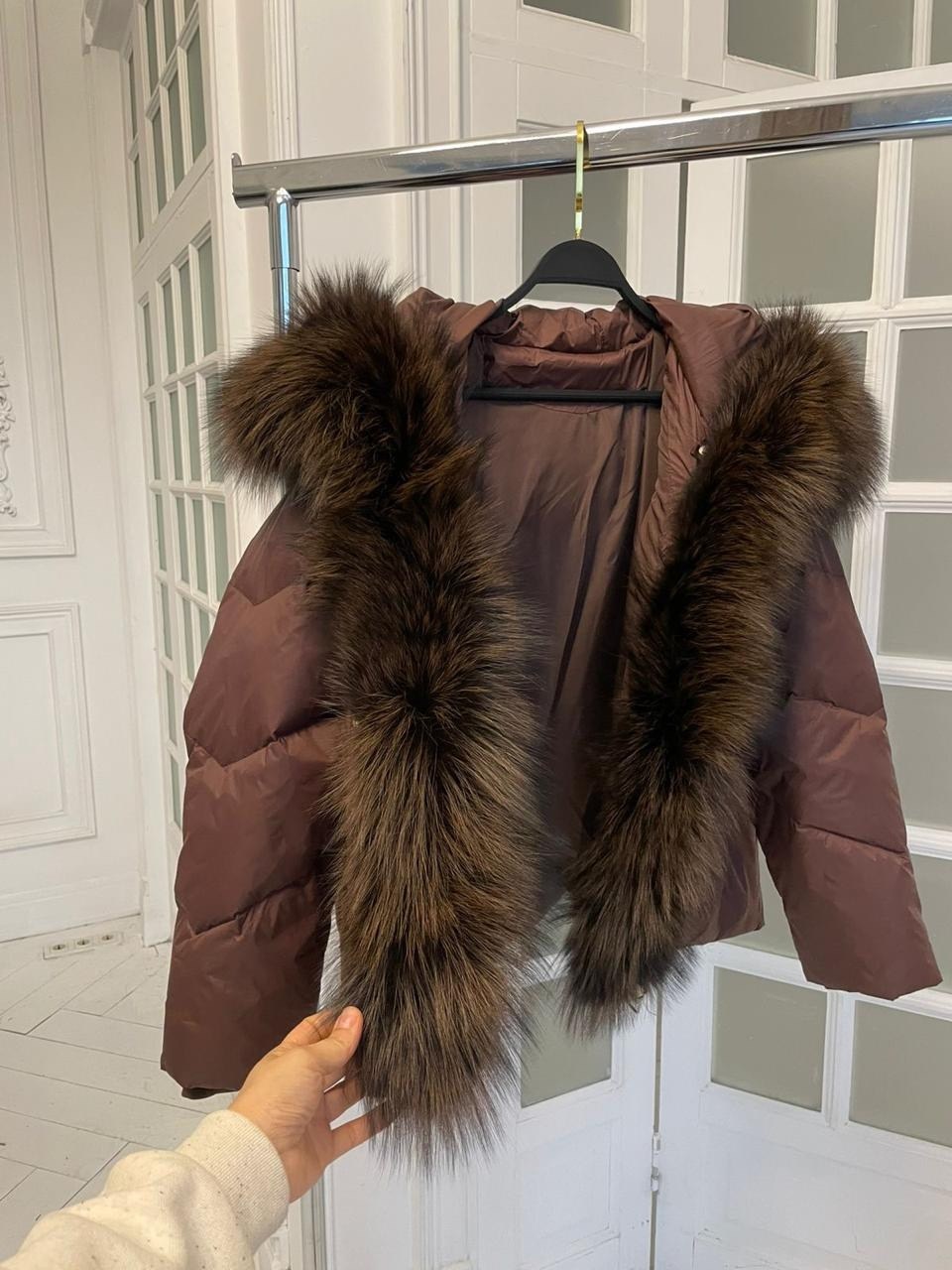 пуховик с натуральным мехом,пуховик женский,женская зимняя куртка,пуховик,куртка с мехом