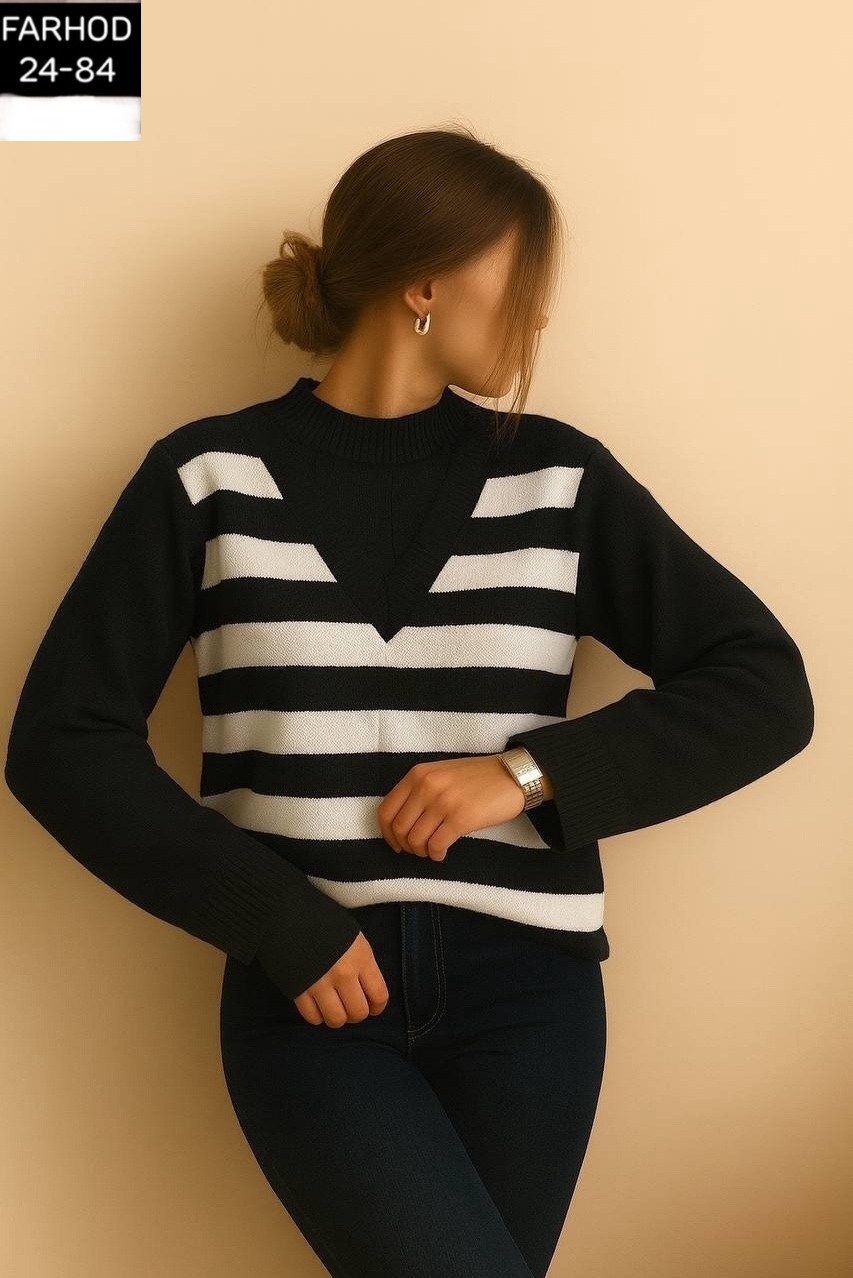 свитер поло в полоску женский,модные свитера,свитер в полоску,женский свитер в полоску,свитер зеленый