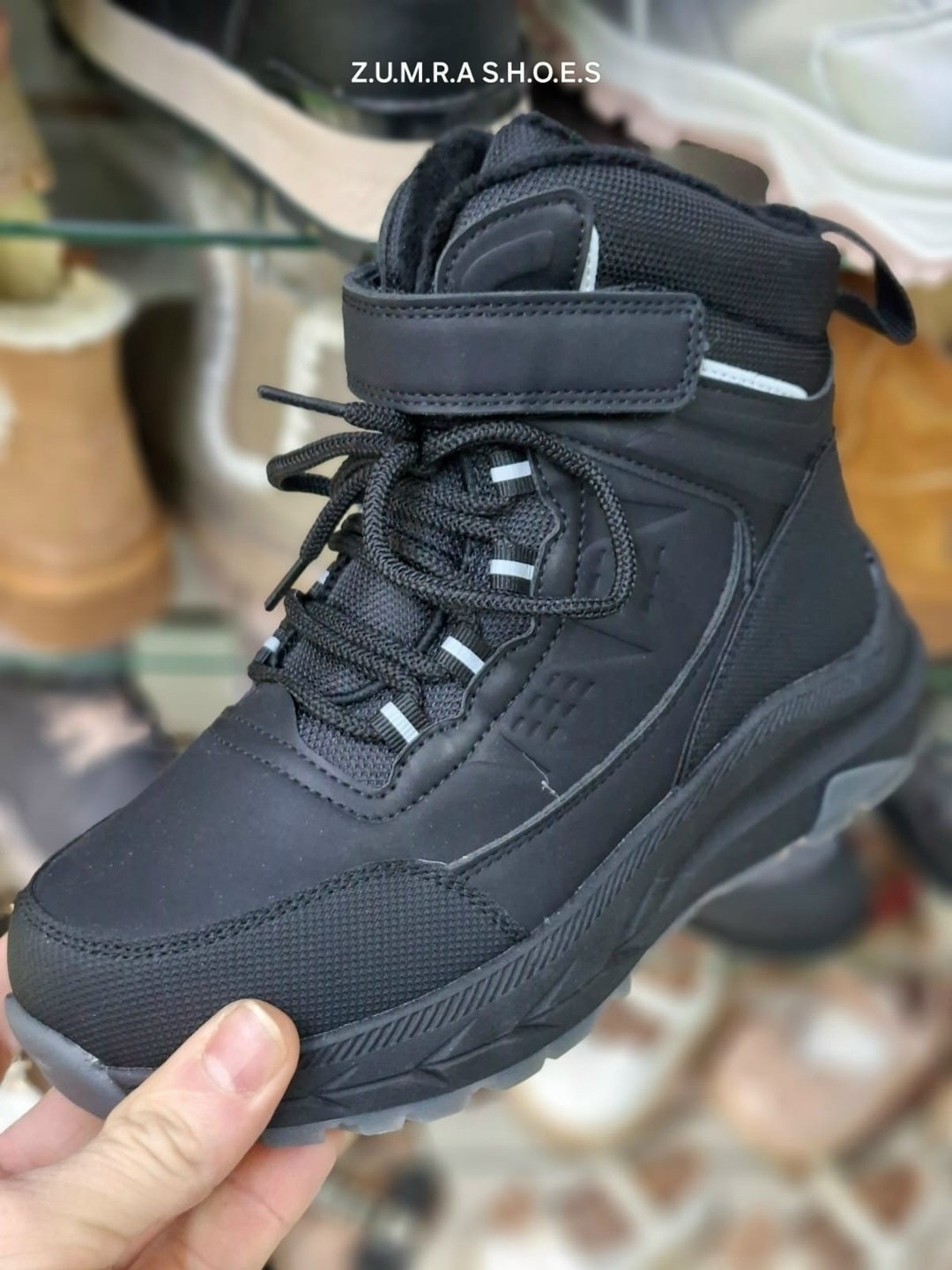 ,зимние ботинки для мальчика высокие теплые мех липучка kazzu 177588781,ботинки,ботинки зимние для мальчика,ботинки для мальчика