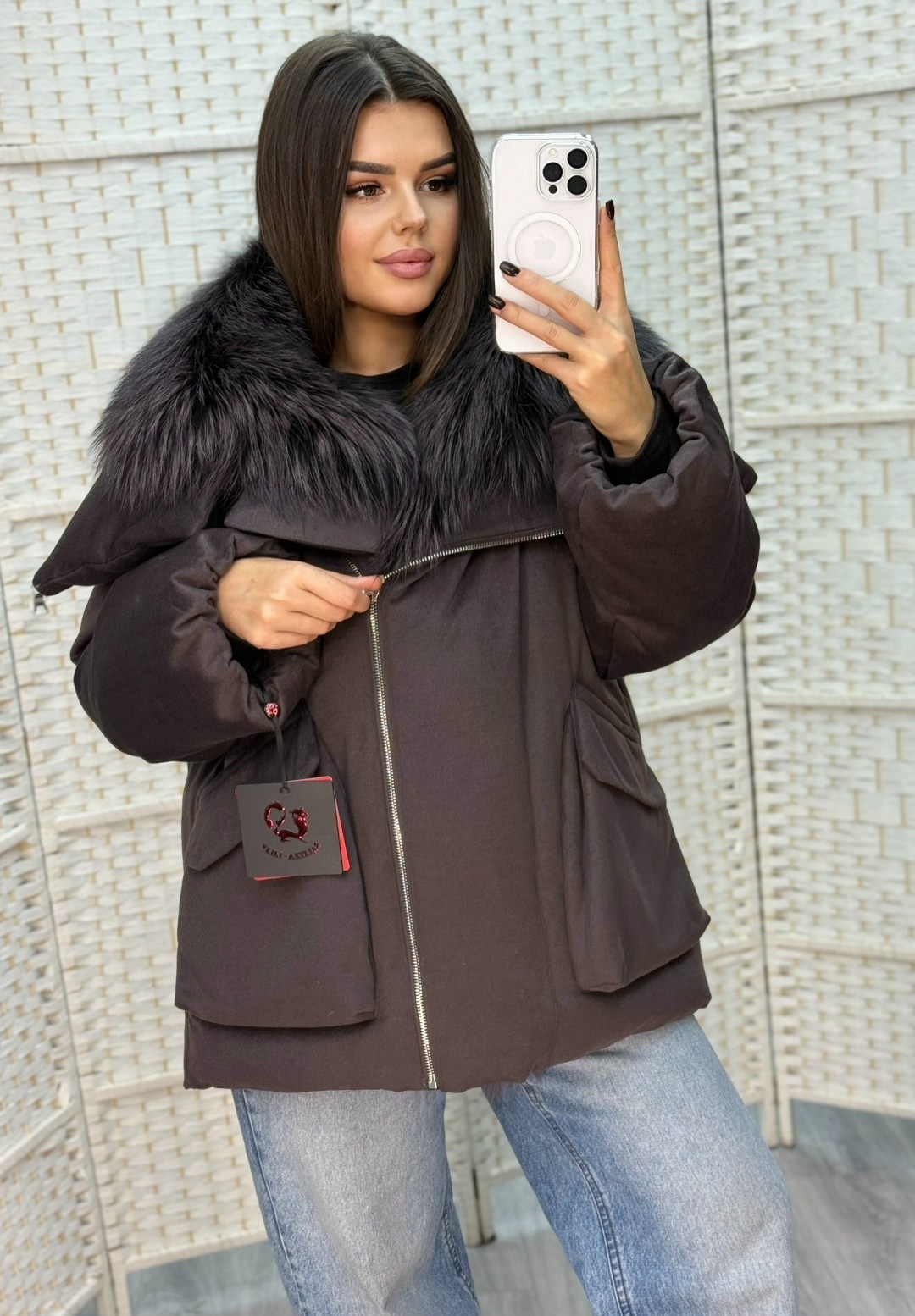 куртка - пуховик с мехом чернобурки city furs,пуховик с натуральным мехом,пуховик с мехом,куртка с мехом,красивые зимние куртки с мехом