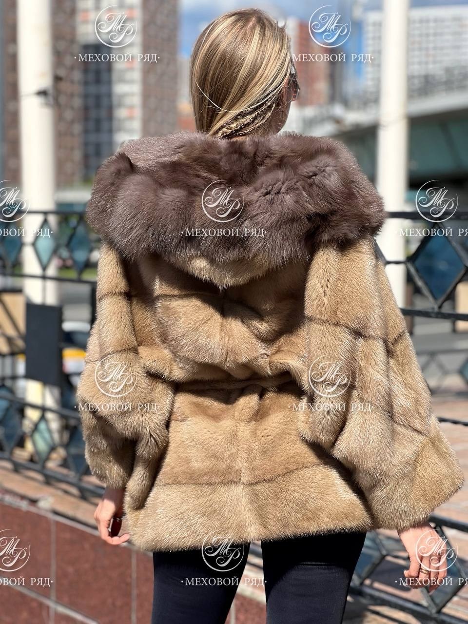 шуба из меха,шубка,норка,шуба норковая nafa пастель с капюшоном из соболя,европейская норка