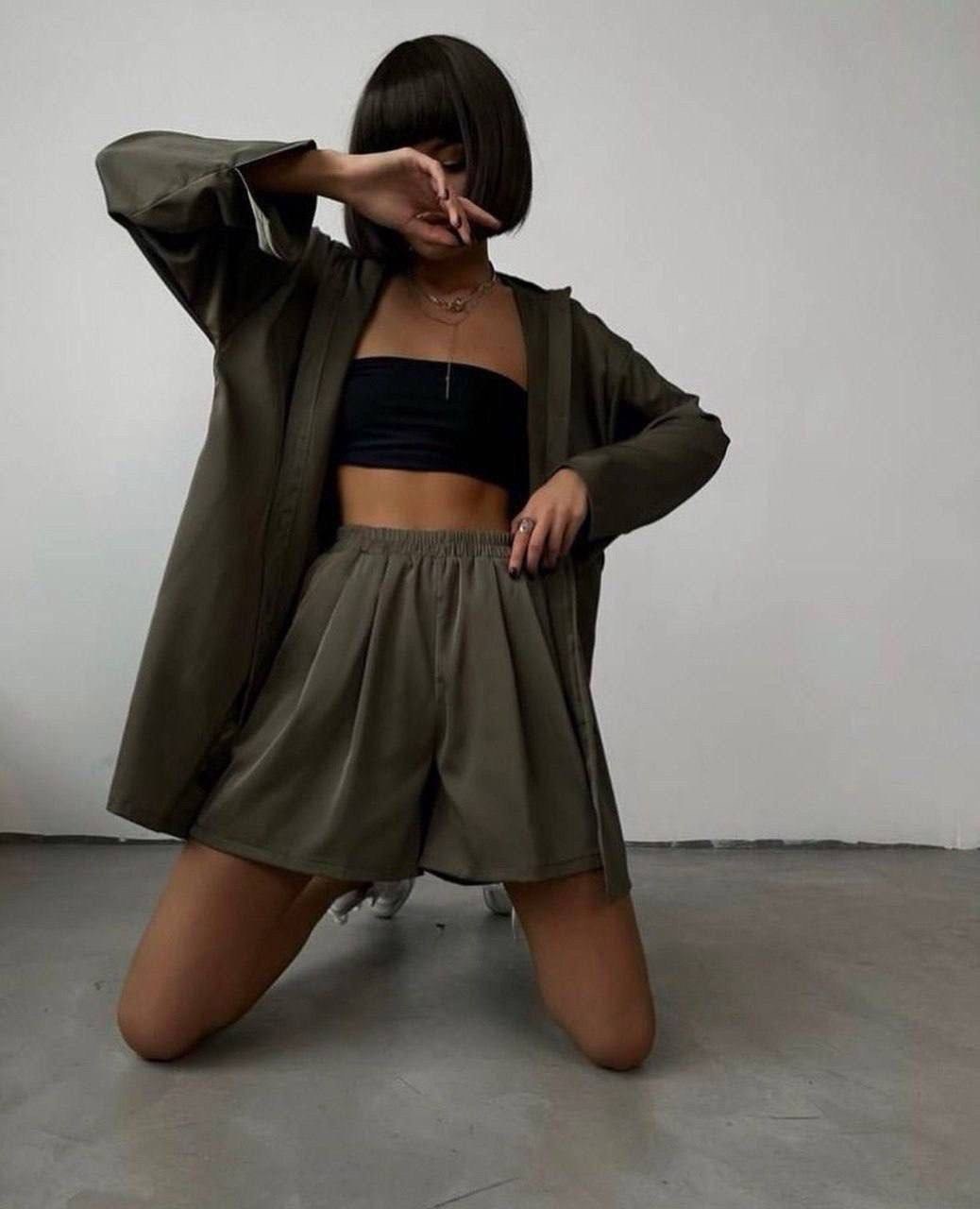 белый женский костюм,стильные костюмы,белые костюмы,костюм рубашка и шорты женские лен,костюмы с шортами