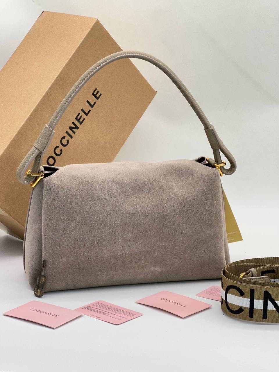 сумка замшевая coccinelle,сумка coccinelle,сумка женская coccinelle натуральная замша,сумка натуральная замша багет tony viraty,сумка женская coccinelle