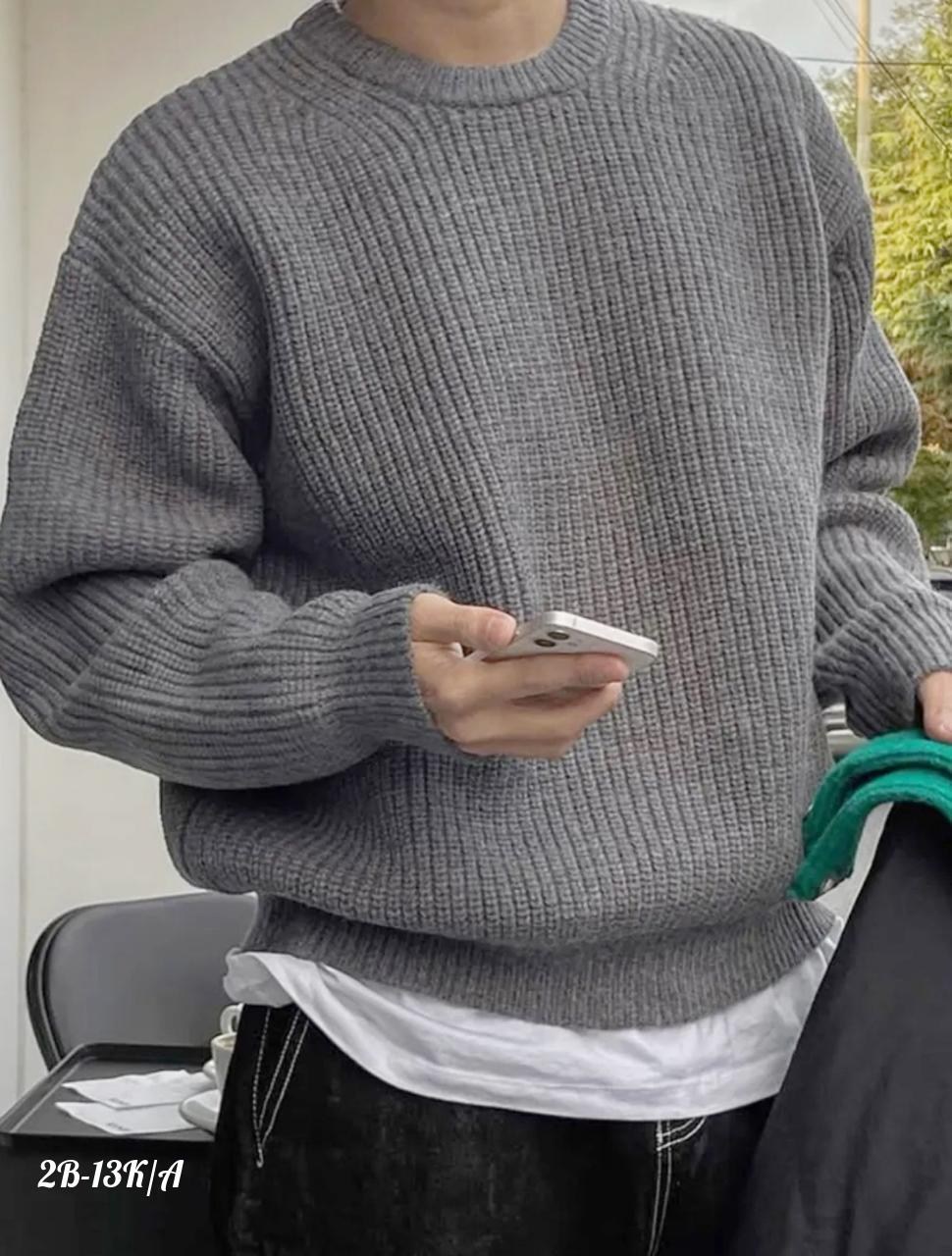 мужской свитер оверсайз,свитер оверсайз вязаный с круглым воротом джемпер,свитер в корейском стиле,джемпер оверсайз корейский мужской,cвитер оверсайз вязаный