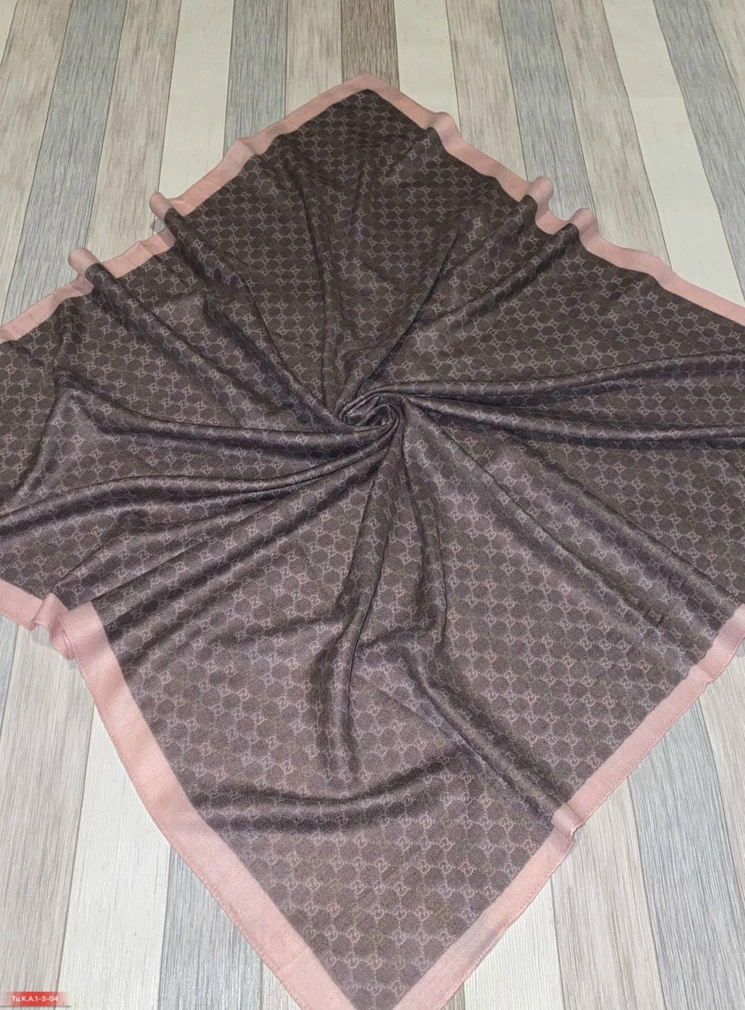 кашемировый платок,коричневый платок луи виттон,брендовый платок,платки кашемир,платки женские