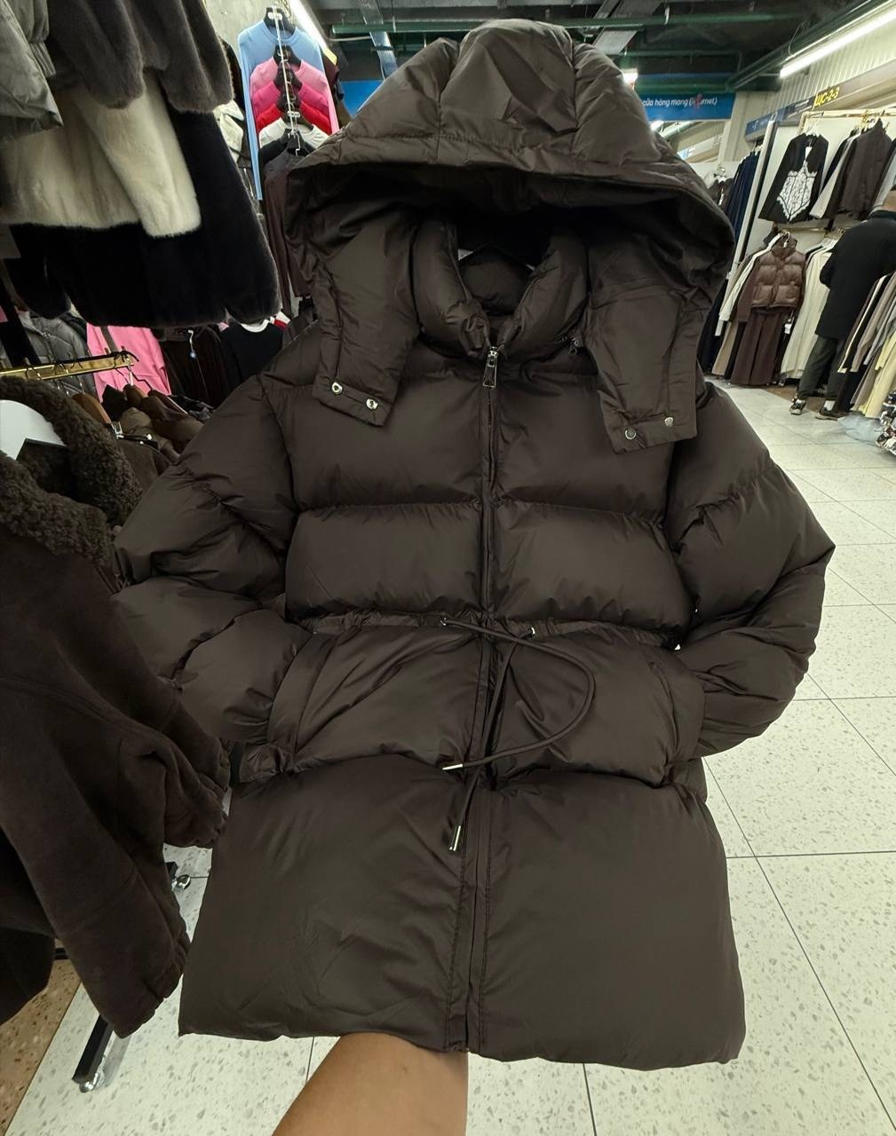 женская зимняя куртка,пуховик burberry,пуховик,пуховик женский,пуховик с капюшоном