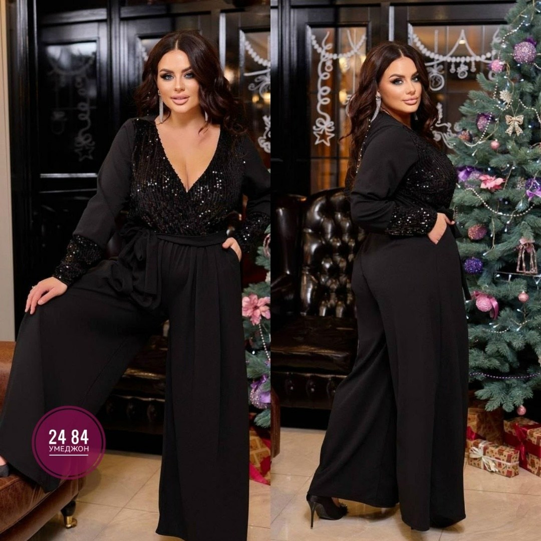 женские комбинезоны больших размеров,комбинезон женский праздничный,комбинезон женский вечерний,комбинезон женский,стильный комбинезон
