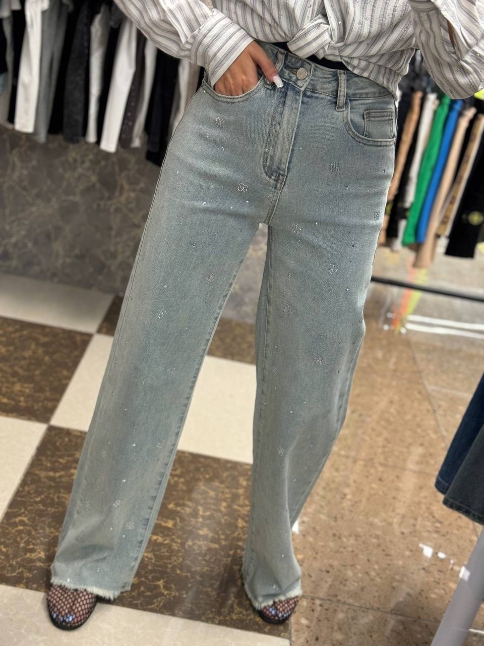 джинсы широкие,джинсы женские,джинсы,джинсы палаццо,джинсы прямые