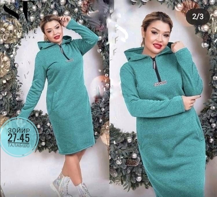 платье с капюшоном теплое,платье флис,платье толстовка женское,спортивное платье с капюшоном,платье женская