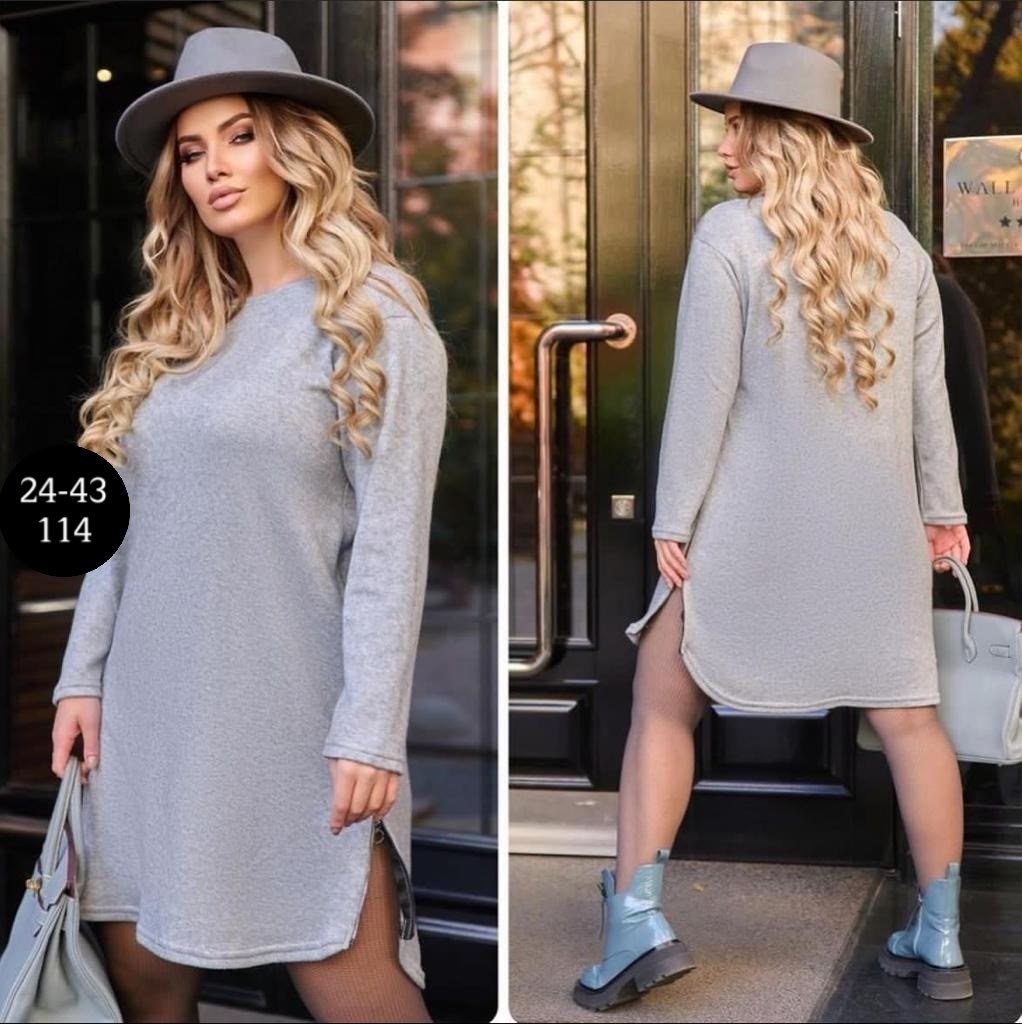 трикотажное платье туника,платье из ангоры,платье женская,платье вязаное туника,платье теплое женское