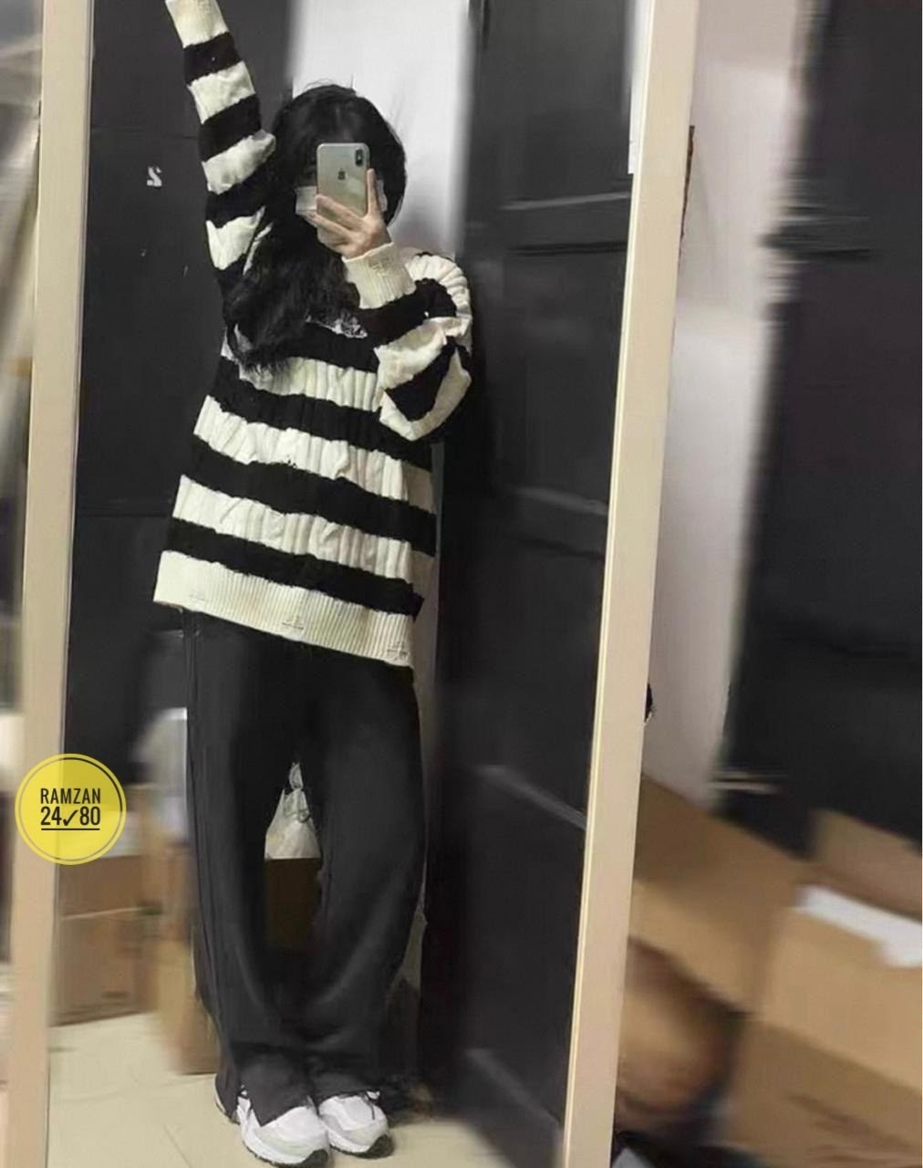 женский свитер в полоску,свитер в полоску,вязаный свитер в полоску,свитер,свитер в полоску свободный