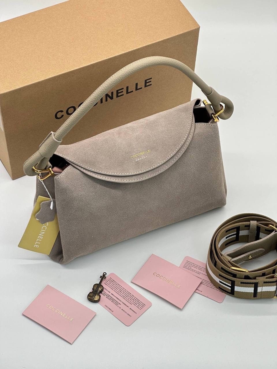 сумка замшевая coccinelle,сумка coccinelle,сумка женская coccinelle натуральная замша,сумка натуральная замша багет tony viraty,сумка женская coccinelle