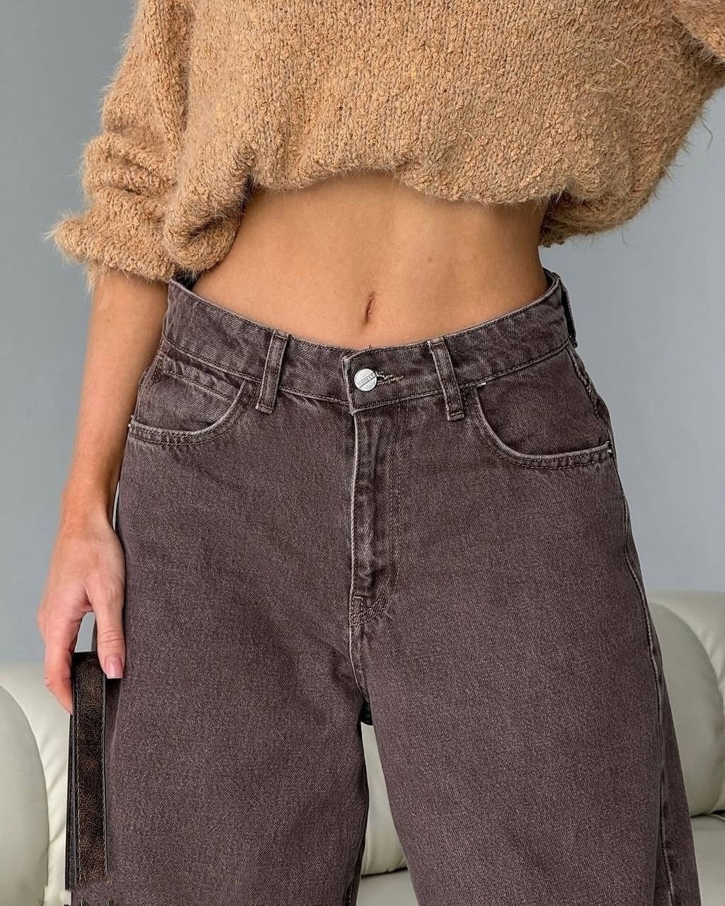 брюки джинсы,женские джинсы,джинсы коричневые,джинсы широкие женские,джинсы широкие