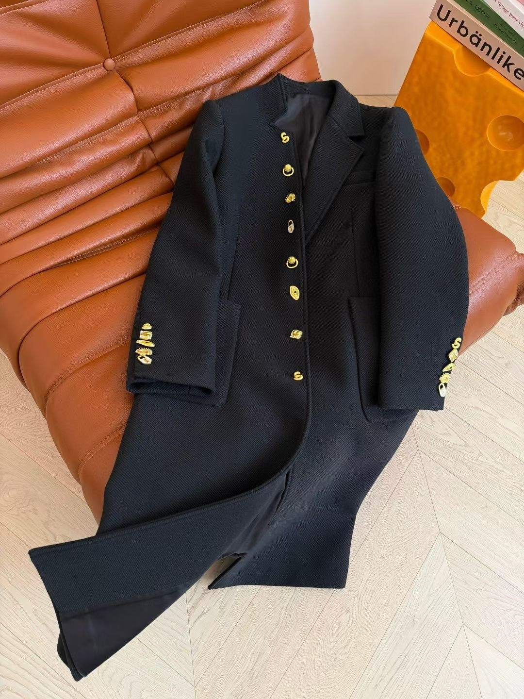 lanmrem двустороннее кашемировое пальто для женщин 2025 осень зима,двубортное шерстяное пальто в корейском стиле,шерстяное пальто,женское шерстяное пальто,длинное пальто женское