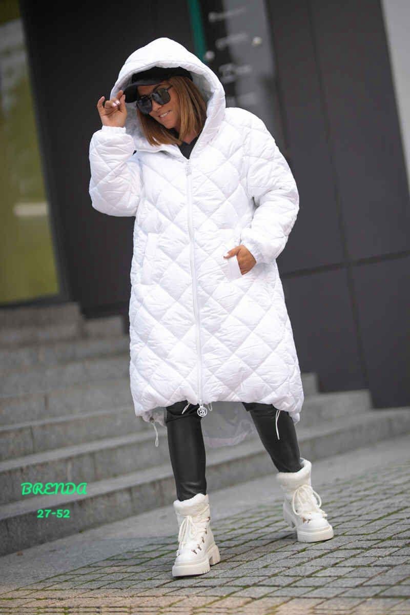 удлиненная куртка,пальто на синтепоне,куртка женская белая,белое стеганое пальто,куртка женская