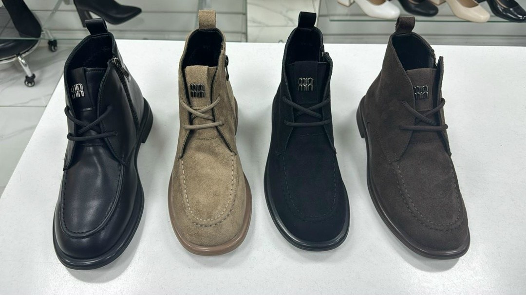 замшевые ботинки,,мужские ботинки,мужская ,замшевые ботинки prada