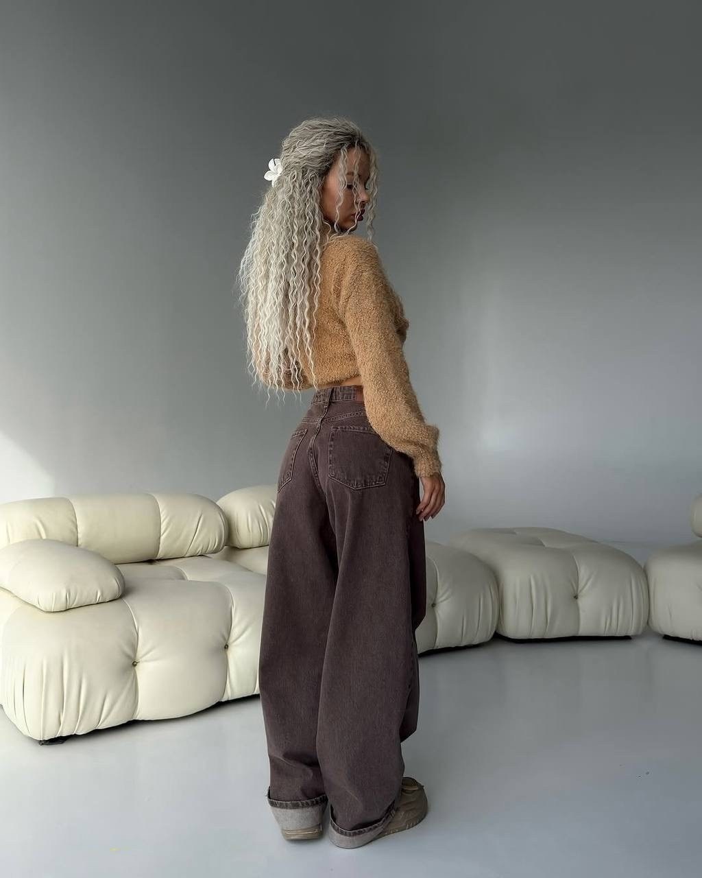 брюки джинсы,женские джинсы,джинсы коричневые,джинсы широкие женские,джинсы широкие