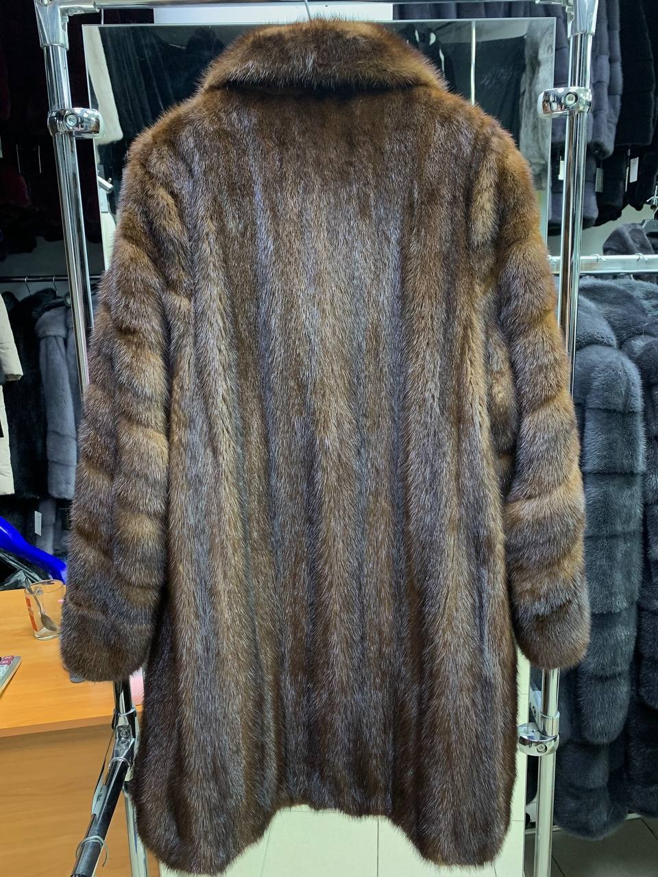 шуба норковая,американская норка шуба,шуба норка,норковые шубы маркони,шуба no name норка размер 50/52 коричневый