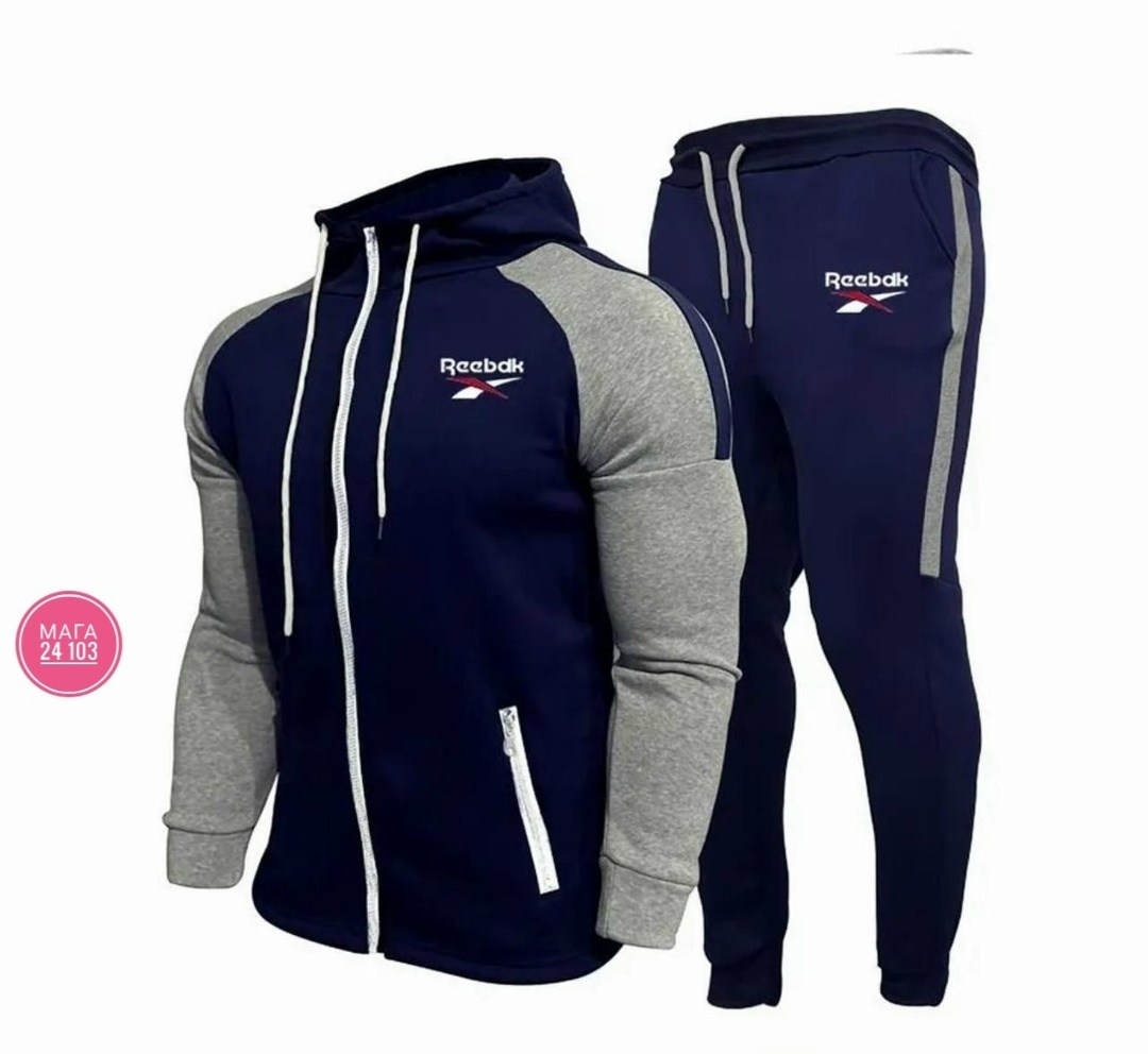 мужской повседневный спортивный костюм,спортивный костюм рибок мужской серый,reebok спортивныкостюм мужской серый,спортивные костюмы мужские,серый костюм рибок мужской