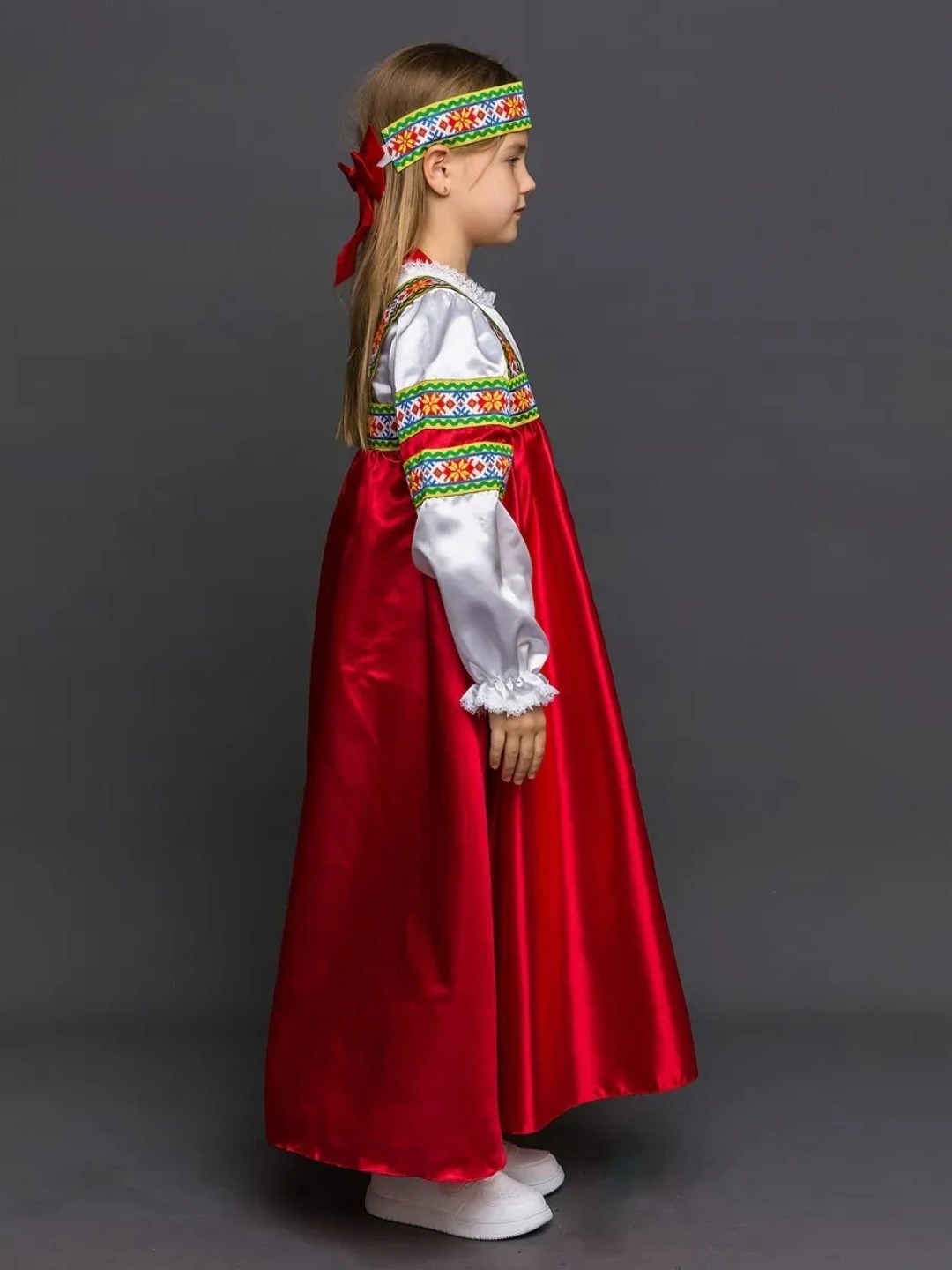 костюм русский народный для девочки,сарафан русский народный для девочки,русский народный костюм для девочки "марьюшка",русский народный сарафан детский,костюм василисы детский для девочки русский нар