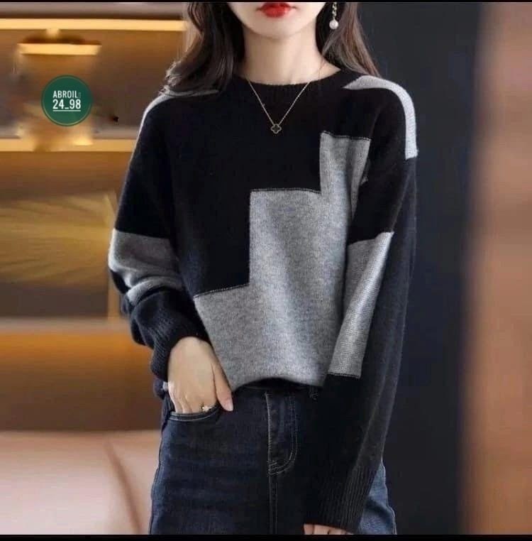 джемпер вязаный женский с круглым вырезом,женский трикотажный пуловер с круглым вырезом,женские вязаные свитера с круглым вырезом,женский трикотажный свитер с круглым вырезом,корейский женский свитер