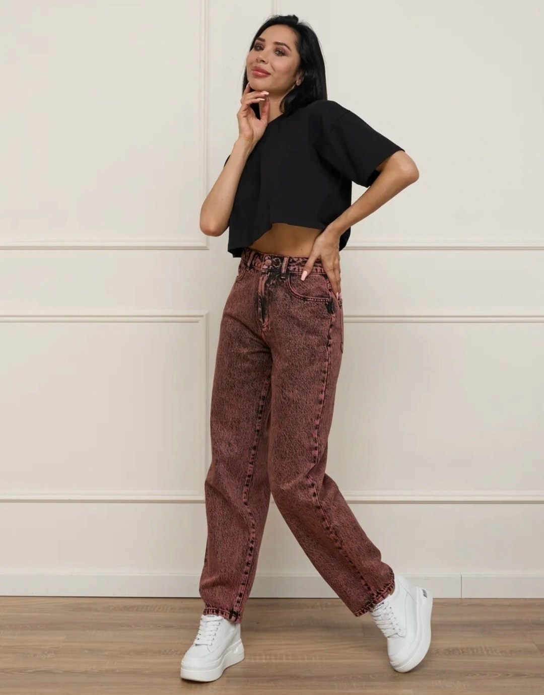 джинсы женские,джинсы брюки,джинсы бордовые,джинсы широкие,одежда джинсы