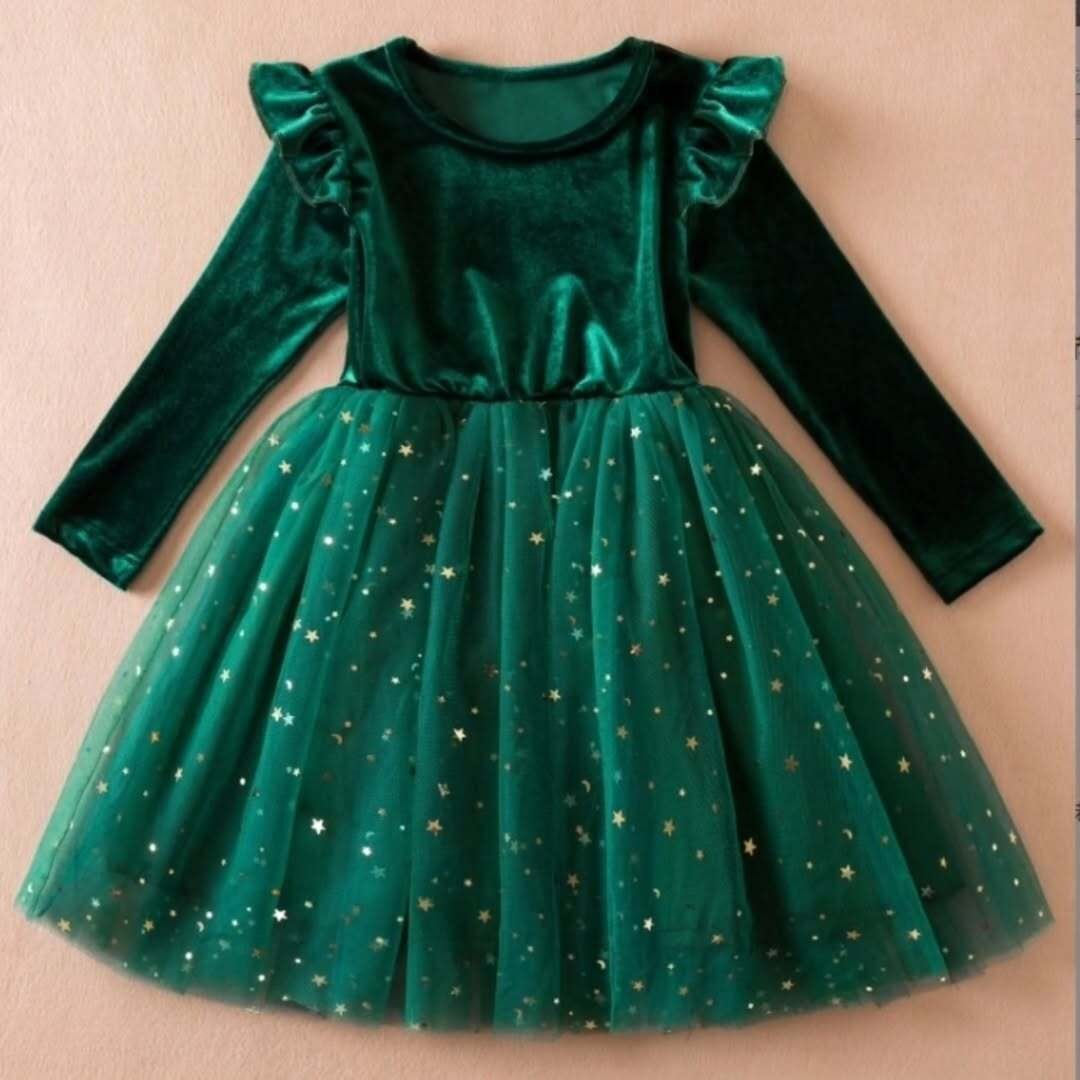 изумрудное платье для девочки,платье новогоднее,платье для девочки,платье зеленое для девочки,новогоднее платье для девочки
