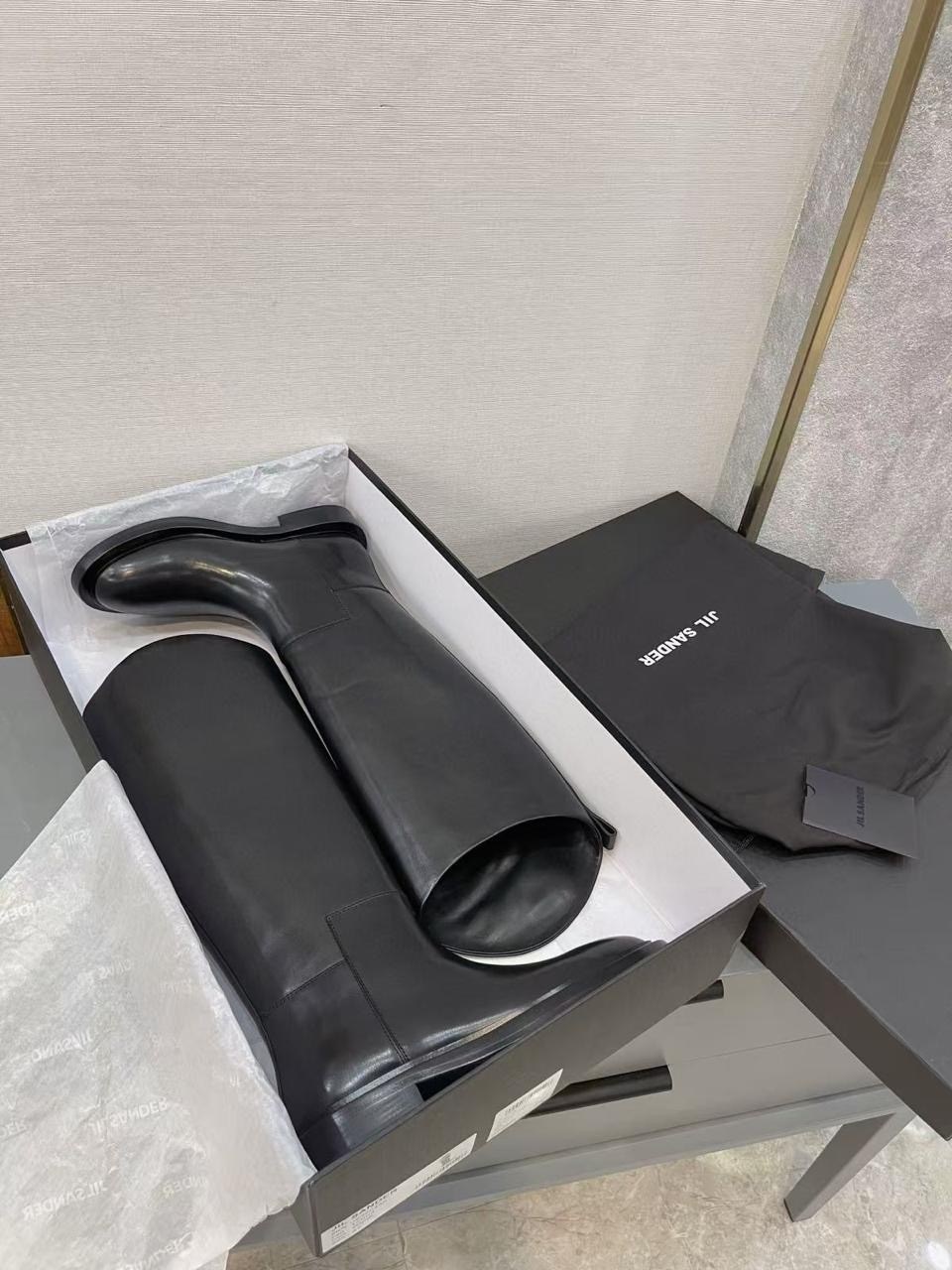 женские сапоги,сапоги,сапоги высокие,jil sander сапоги,кожаные сапоги