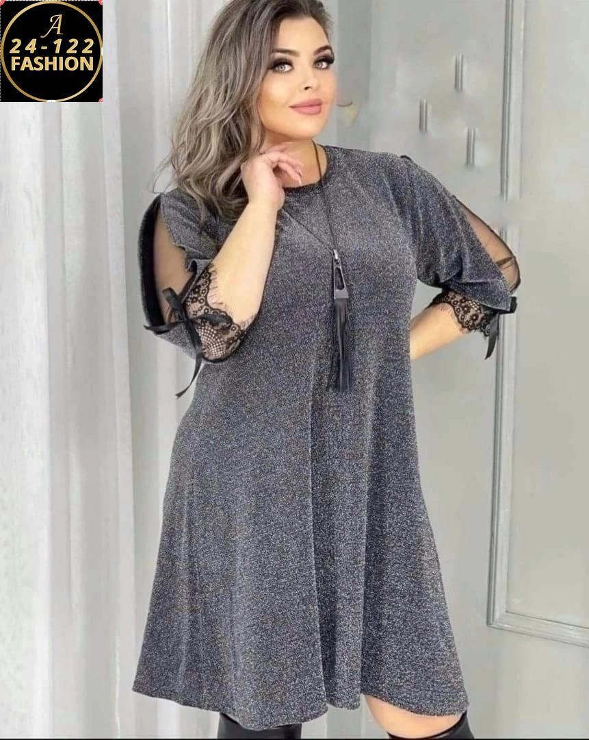 женское платье ткань люрекс,платье женская, платья больших размеров,платье с люрексом,нарядное платье