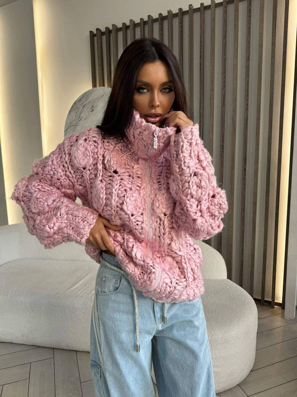 вязаный кардиган,кофта теплая,кофта на флисе,теплая кофта оверсайз,куртка оверсайз