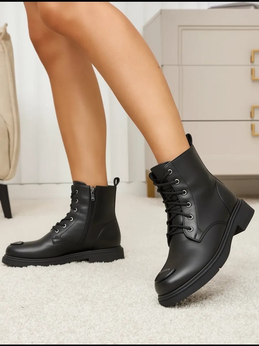 ботинки женские,,ботинки женские зимние натуральная кожа берцы kari,ботинки, женская